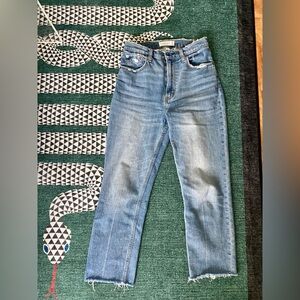 Abercrombie & Fitch Curve Love The Ankle Straight Ultra High Rise (27 SHORT)